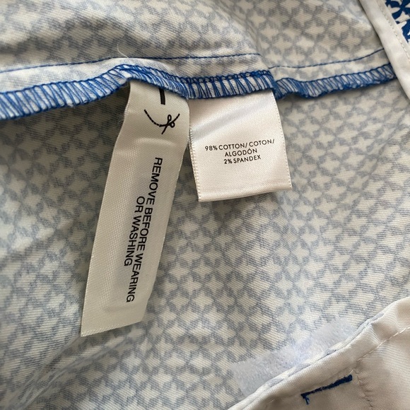 Ann Taylor Navy and White Devin Fit Pants - Picture 6 of 7